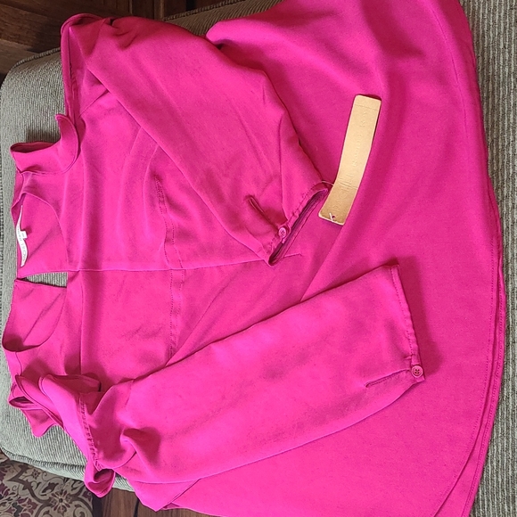 Rachel Roy Cold Shoulder Ruffle Blouse - Picture 12 of 12